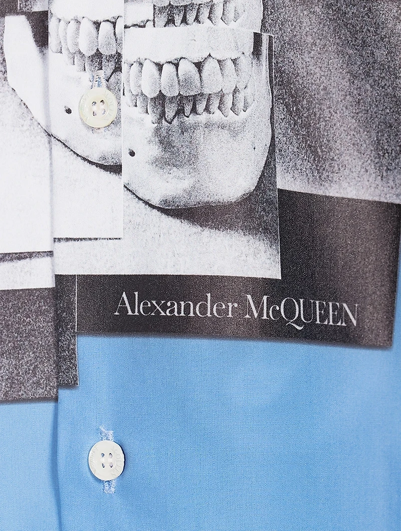 Skull Graphic Cotton Shirt