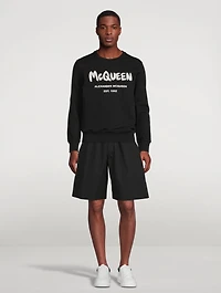 Cotton Wide-Leg Shorts