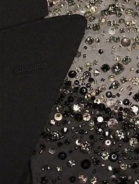 Wool Embellished Harness Jacket