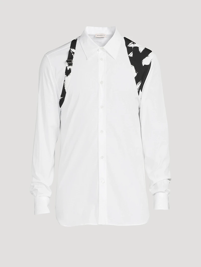 McQueen Graffiti Harness Shirt