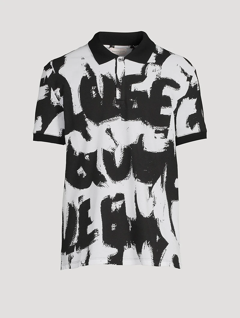 McQueen Graffiti Polo Shirt