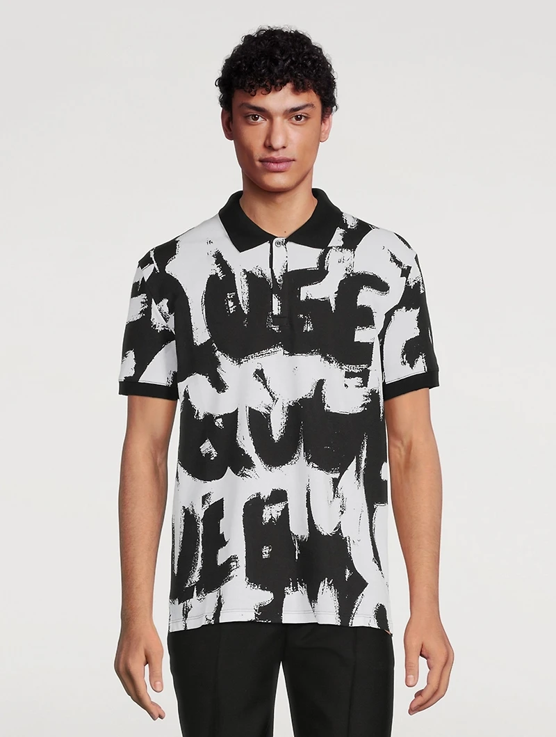 McQueen Graffiti Polo Shirt