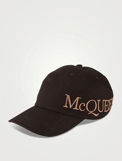 Oversized Logo Baseball Cap