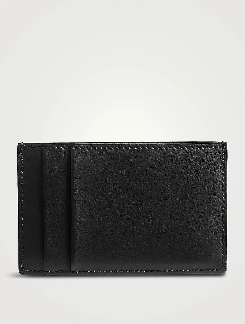 Leather Graffiti Card Holder