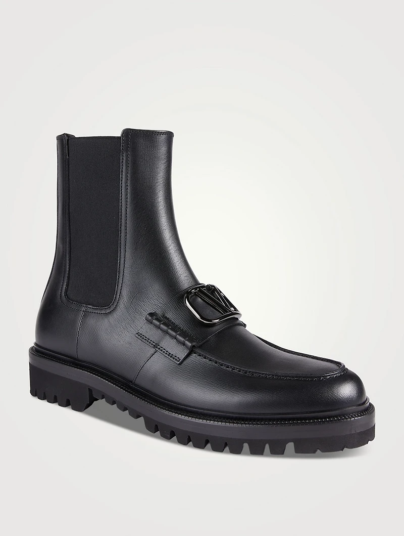VLOGO Beatle Leather Boots
