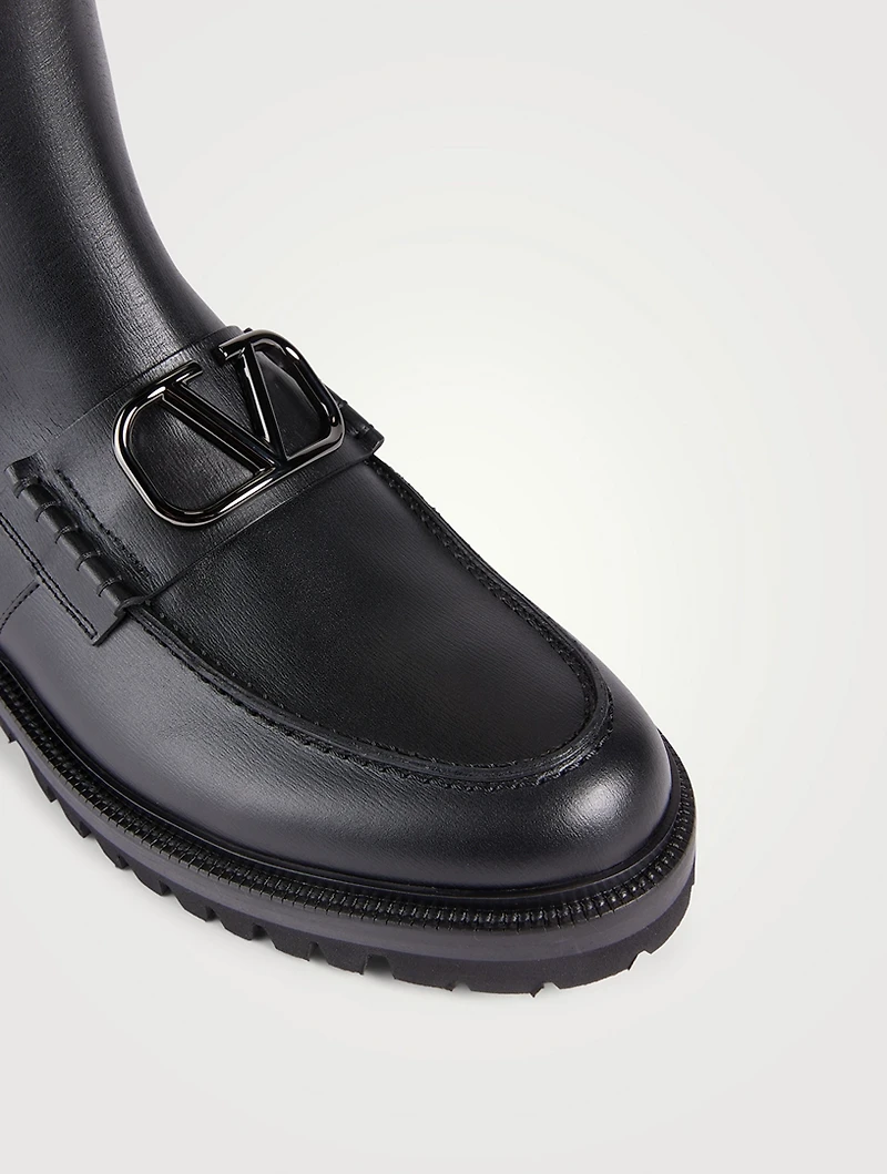 VLOGO Beatle Leather Boots
