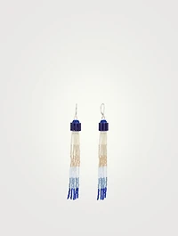 Colourblock Ombré Earrings With Lapis Lazuli