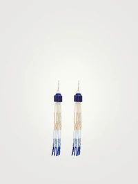Colourblock Ombré Earrings With Lapis Lazuli