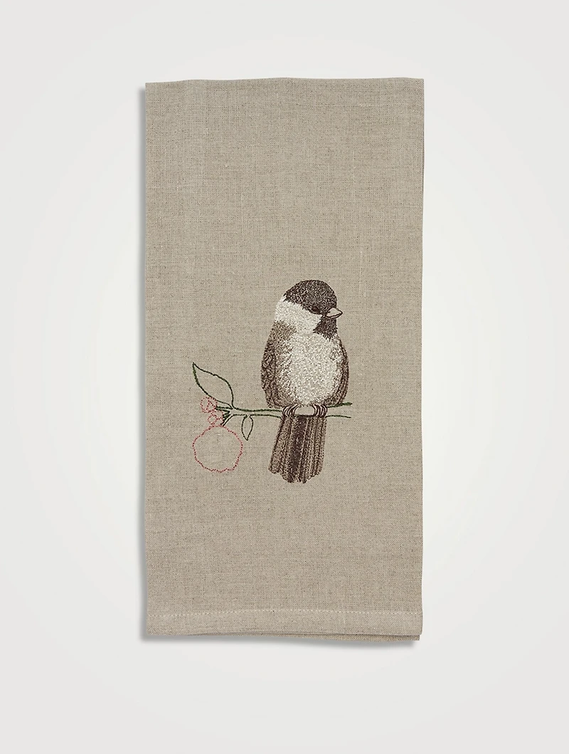 Chickadee Tea Towel