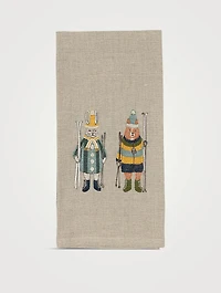 Ski Buddies Tea Towel