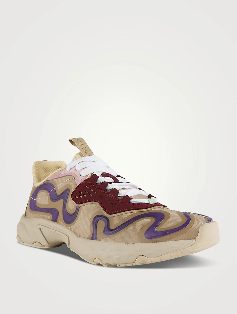 Ribbon Logo Sneakers