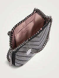 Mini Falabella Chevron Sequin-Embellished Tote Bag