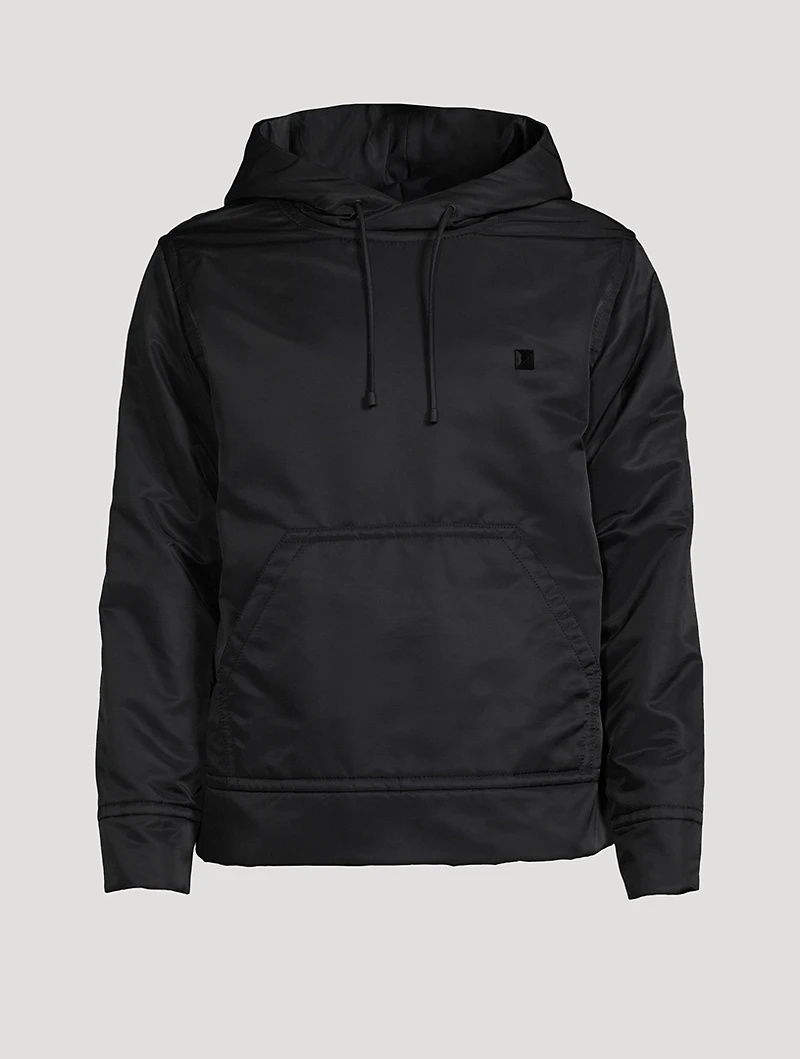 Nylon Drawstring Hoodie