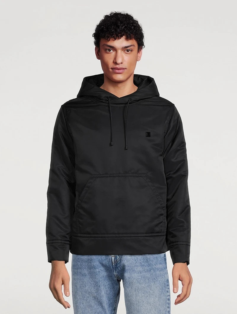 Nylon Drawstring Hoodie