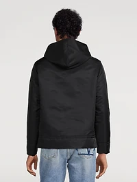 Nylon Drawstring Hoodie