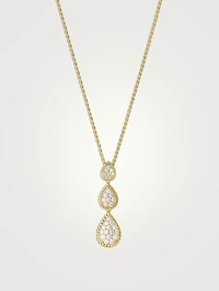 Serpent Bohème Multi-Motifs 18K Gold Pendant Necklace With Diamonds