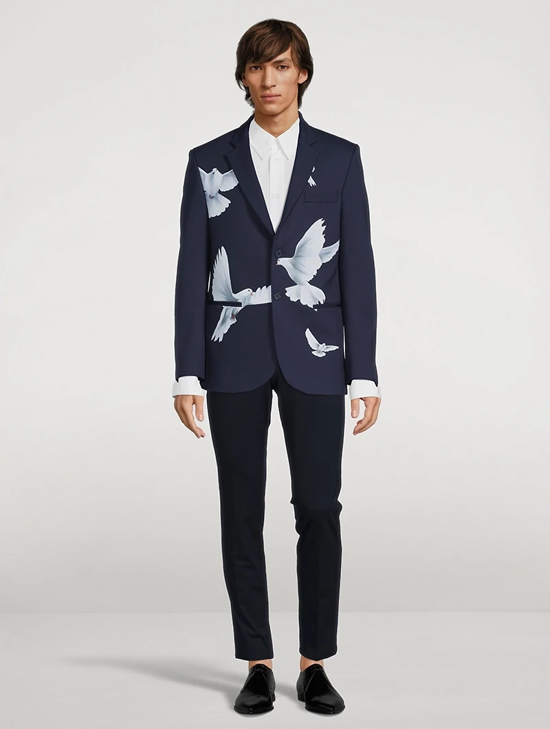 Freedom Birds Single-Breasted Jacket