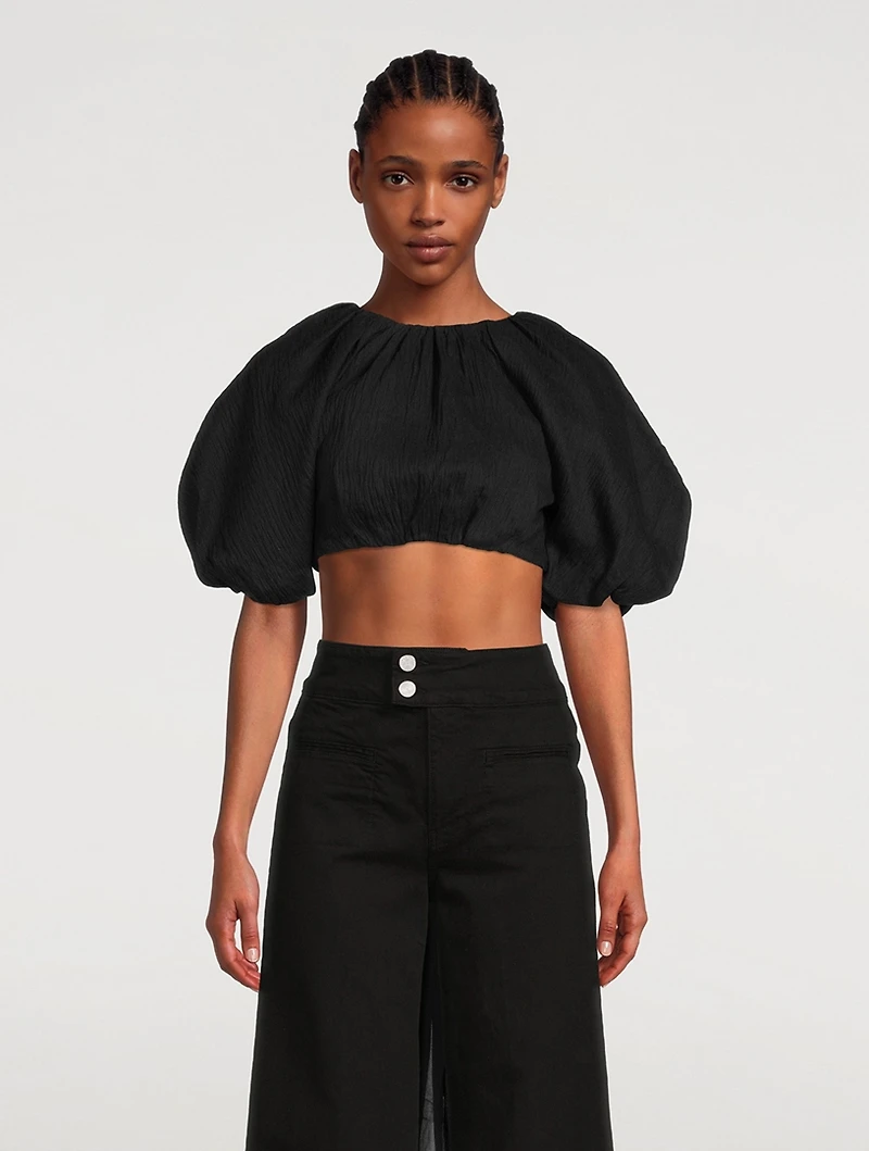 Admiration Lace-Up Blouse