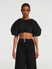 Admiration Lace-Up Blouse