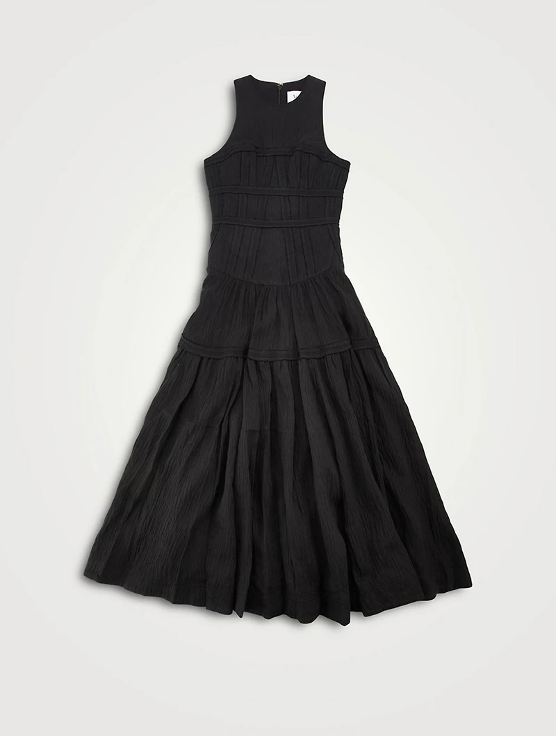 Tidal Corset Midi Dress