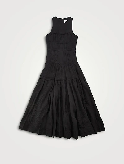 Tidal Corset Midi Dress