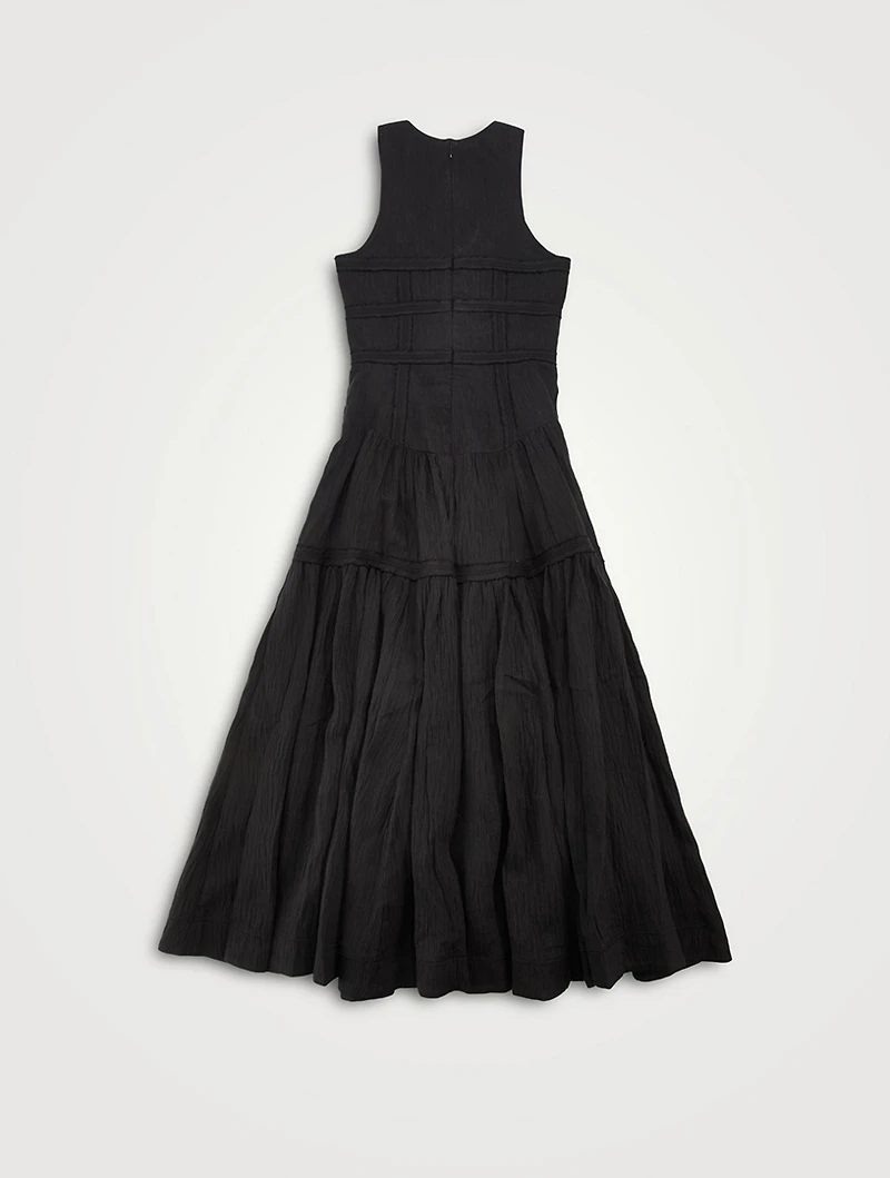 Tidal Corset Midi Dress