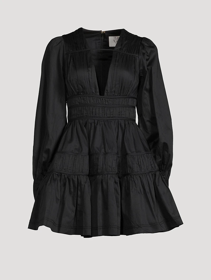Fallingwater Gathered Mini Dress