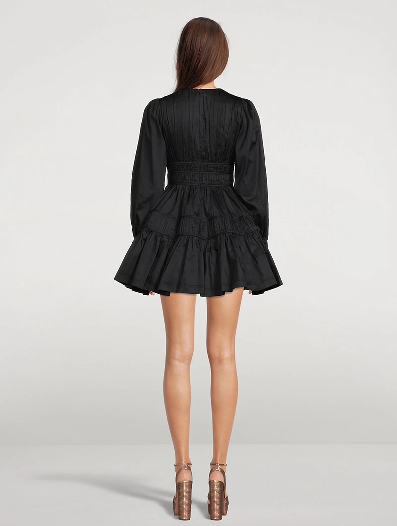Fallingwater Gathered Mini Dress