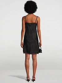 Bias-Cut Satin Slip Dress