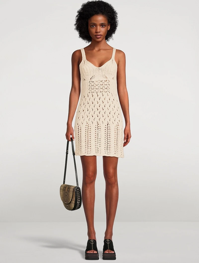 Crochet Mini Dress