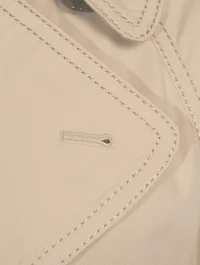 Two-Tone Belted Trench Coat