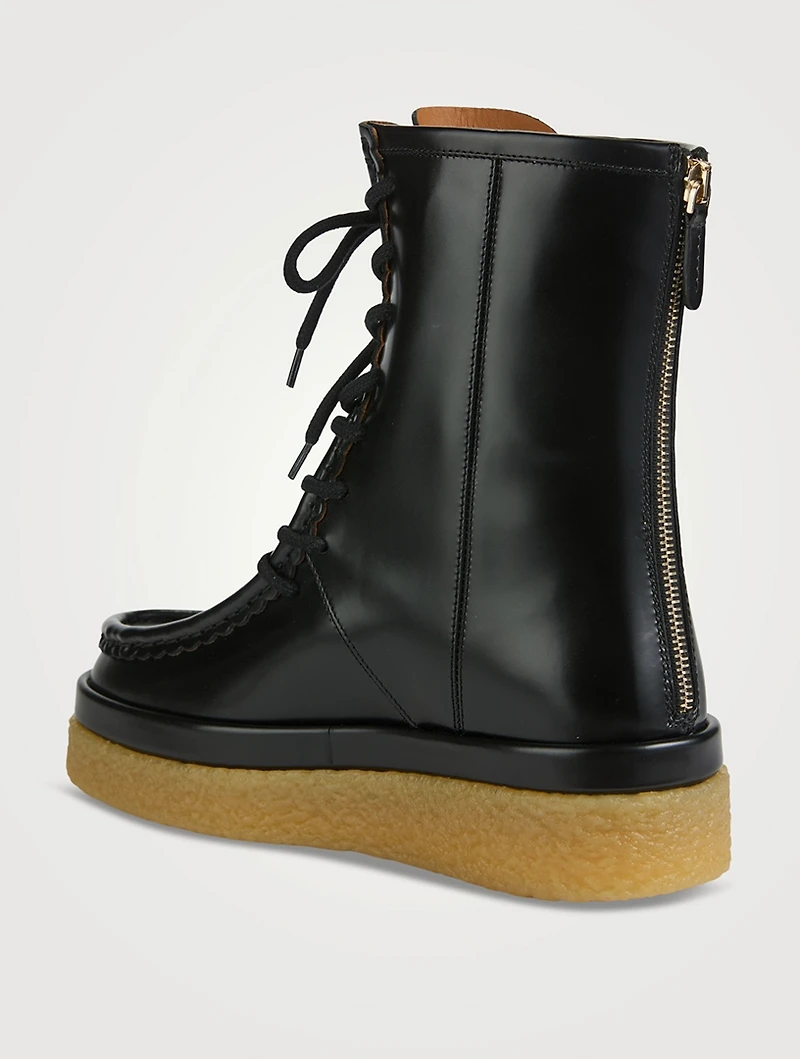 Jamie Leather Ankle Boots