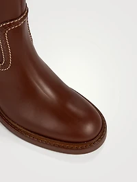 Mallo Leather Knee-High Boots