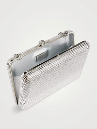 Classic Slim Slide Crystal Clutch
