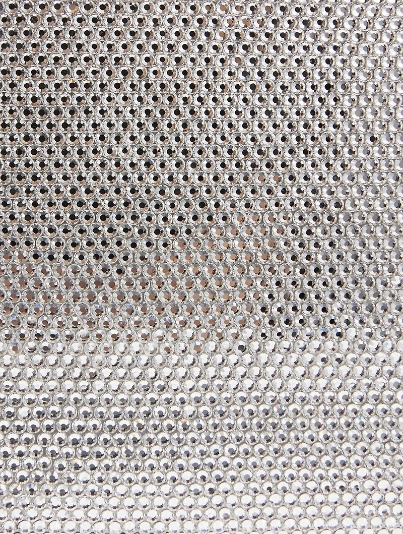 Classic Slim Slide Crystal Clutch