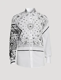 Cotton Shirt Bandana Print