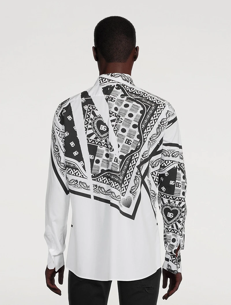 Cotton Shirt Bandana Print