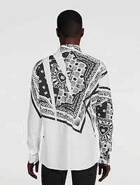 Cotton Shirt Bandana Print