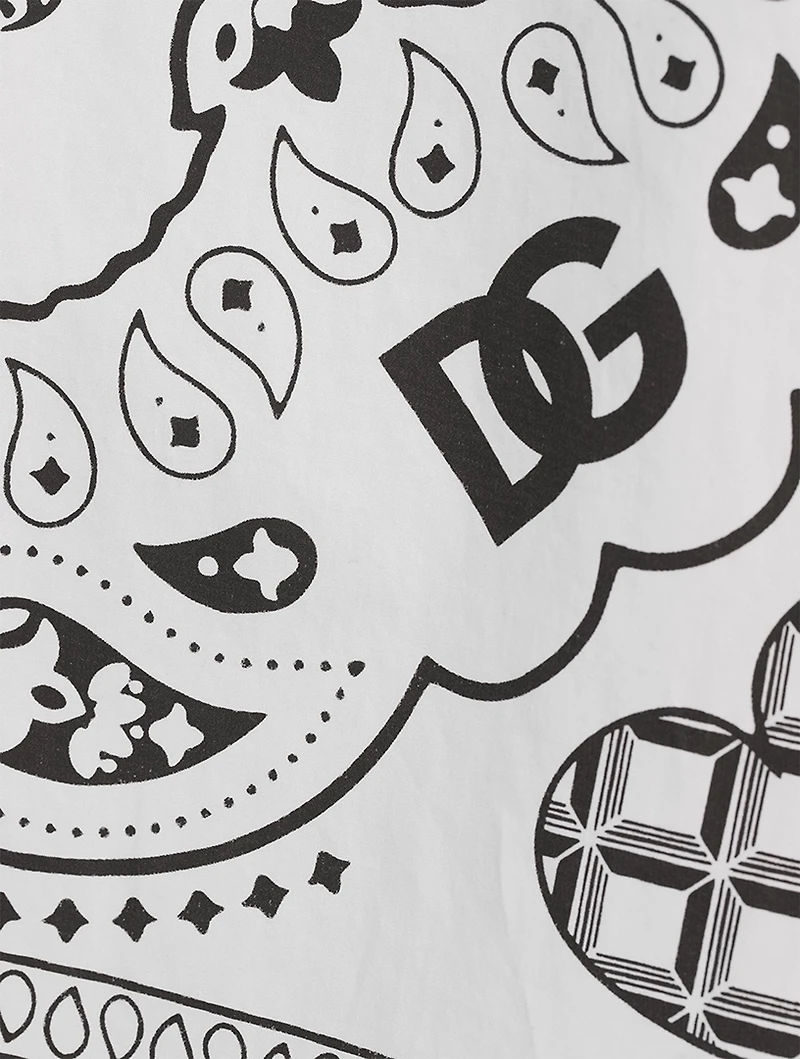 Cotton Shirt Bandana Print