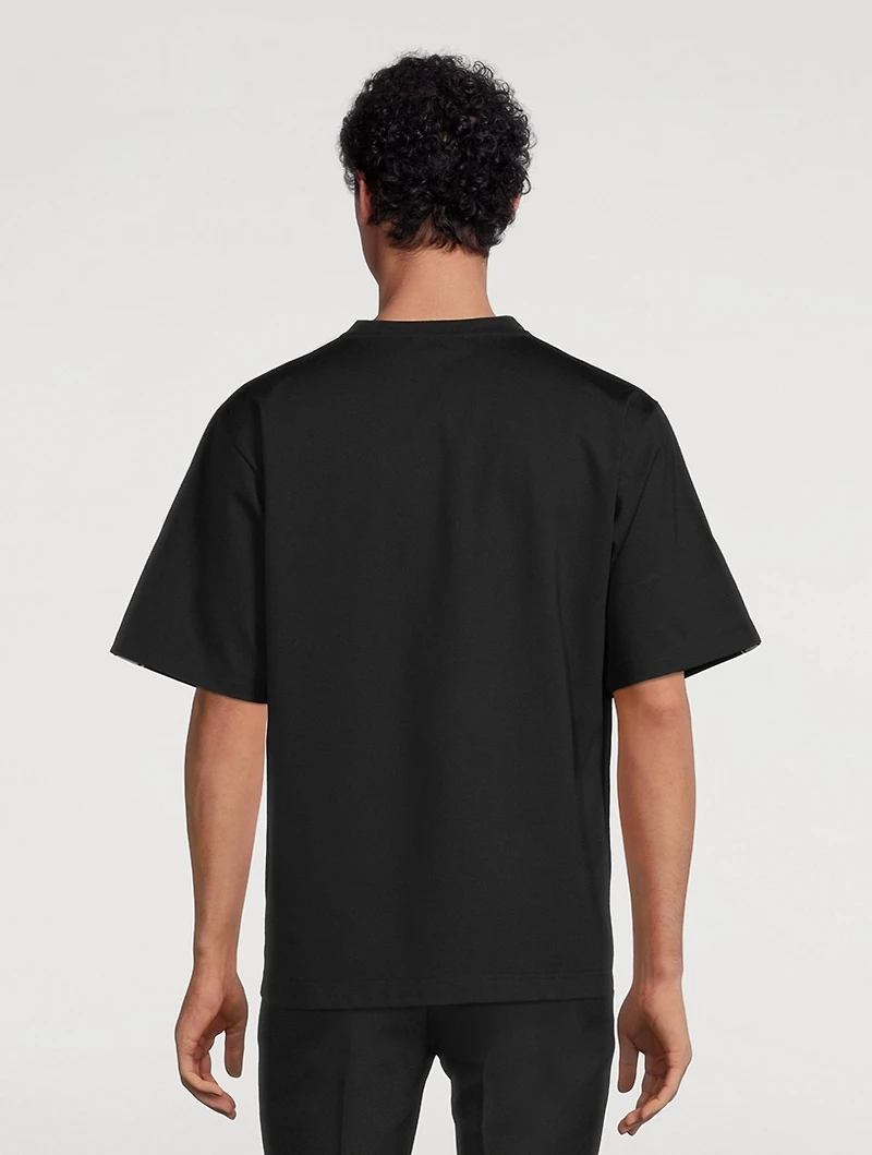 Technical Jersey T-Shirt With Logo Band