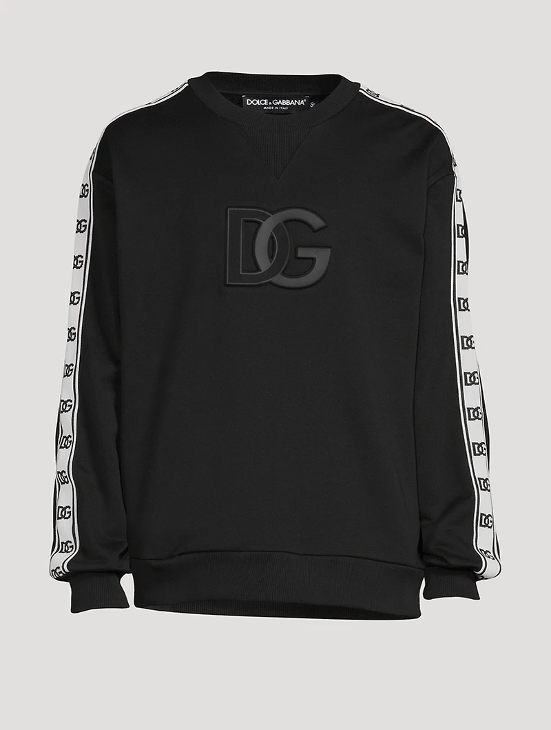 Embossed DG Logo Sweatshirt With Bands