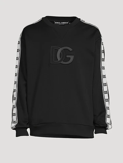 Embossed DG Logo Sweatshirt With Bands