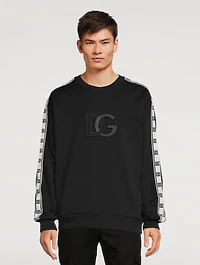 Embossed DG Logo Sweatshirt With Bands