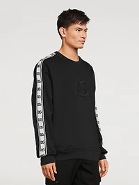 Embossed DG Logo Sweatshirt With Bands