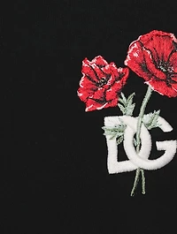 Wool Polo Shirt With DG Embroidery