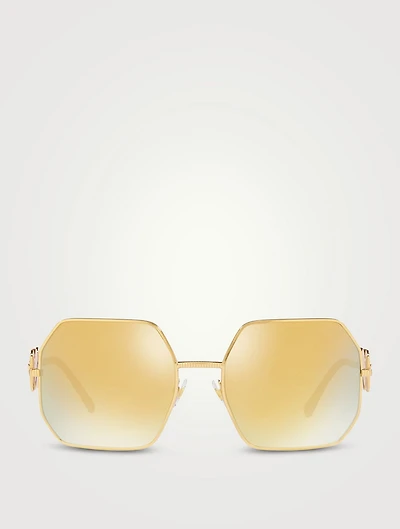 Medusa Biggie Geometric Sunglasses