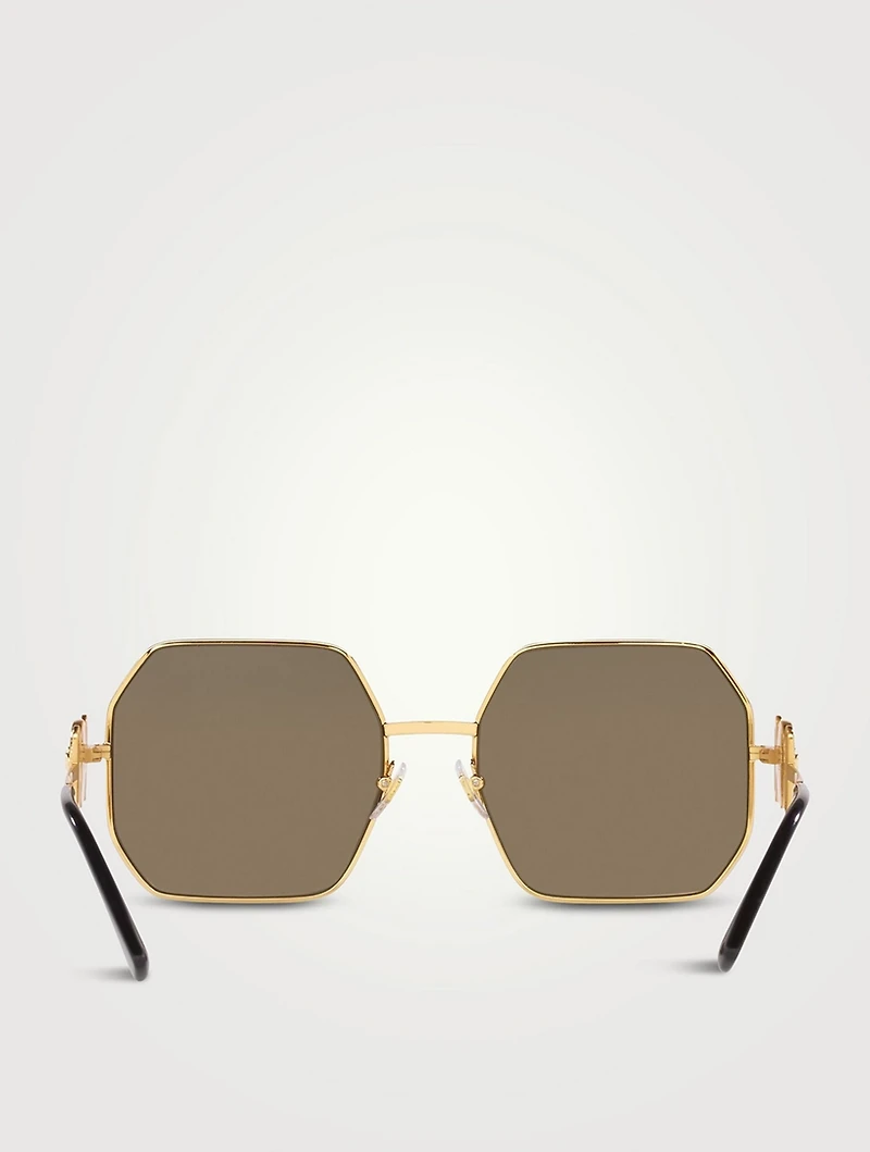 Medusa Biggie Geometric Sunglasses