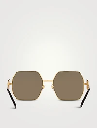 Medusa Biggie Geometric Sunglasses
