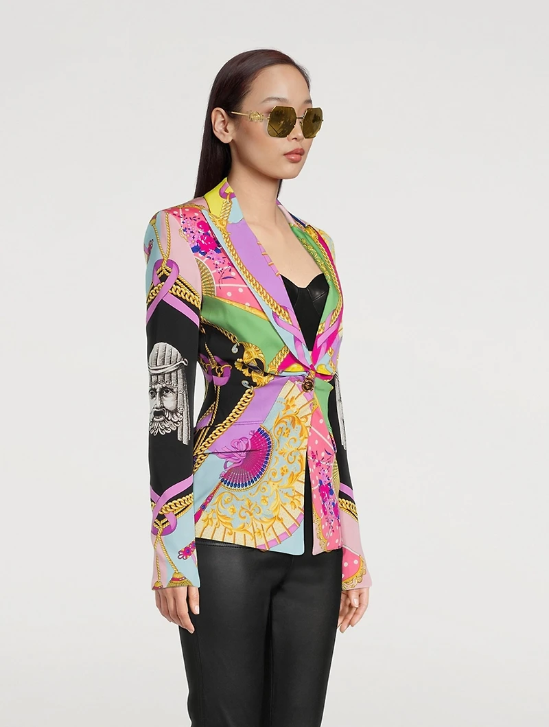 Medusa Biggie Geometric Sunglasses