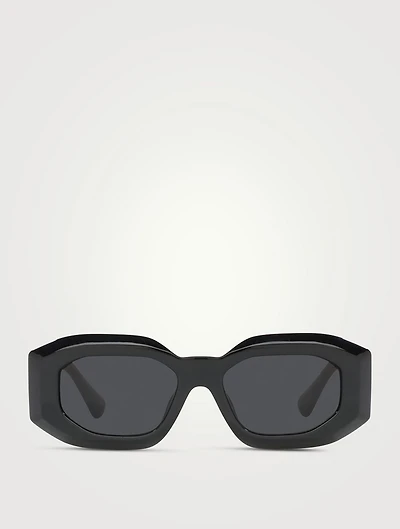 Medusa Biggie Rectangular Sunglasses